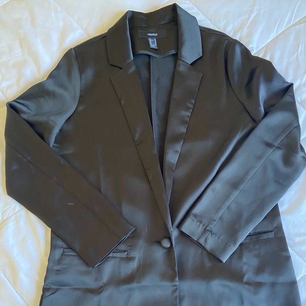 Forever 21 silk blazer
